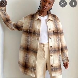 Aritzia Ganna Jacket plaid